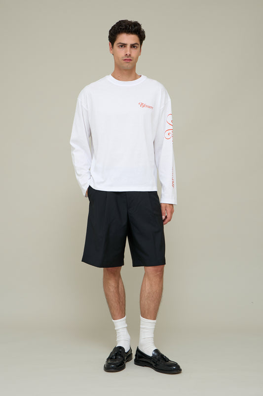 Pleated Tailored Shorts - Black