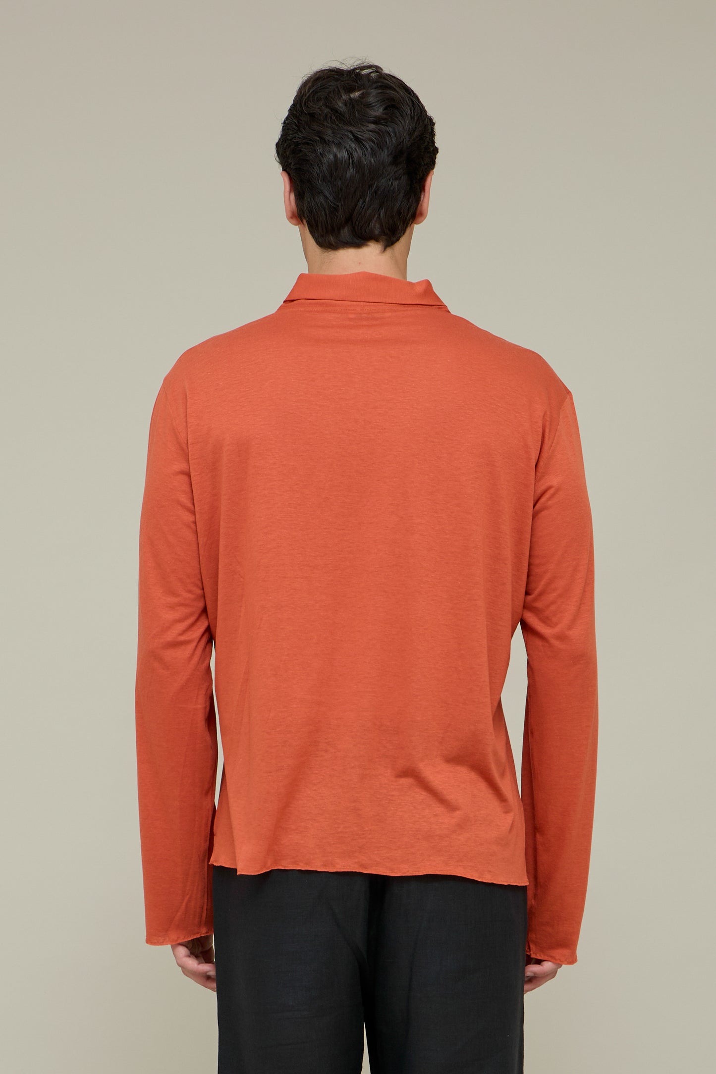 Scialle Silk Longsleeve - Albicocca Bruciata