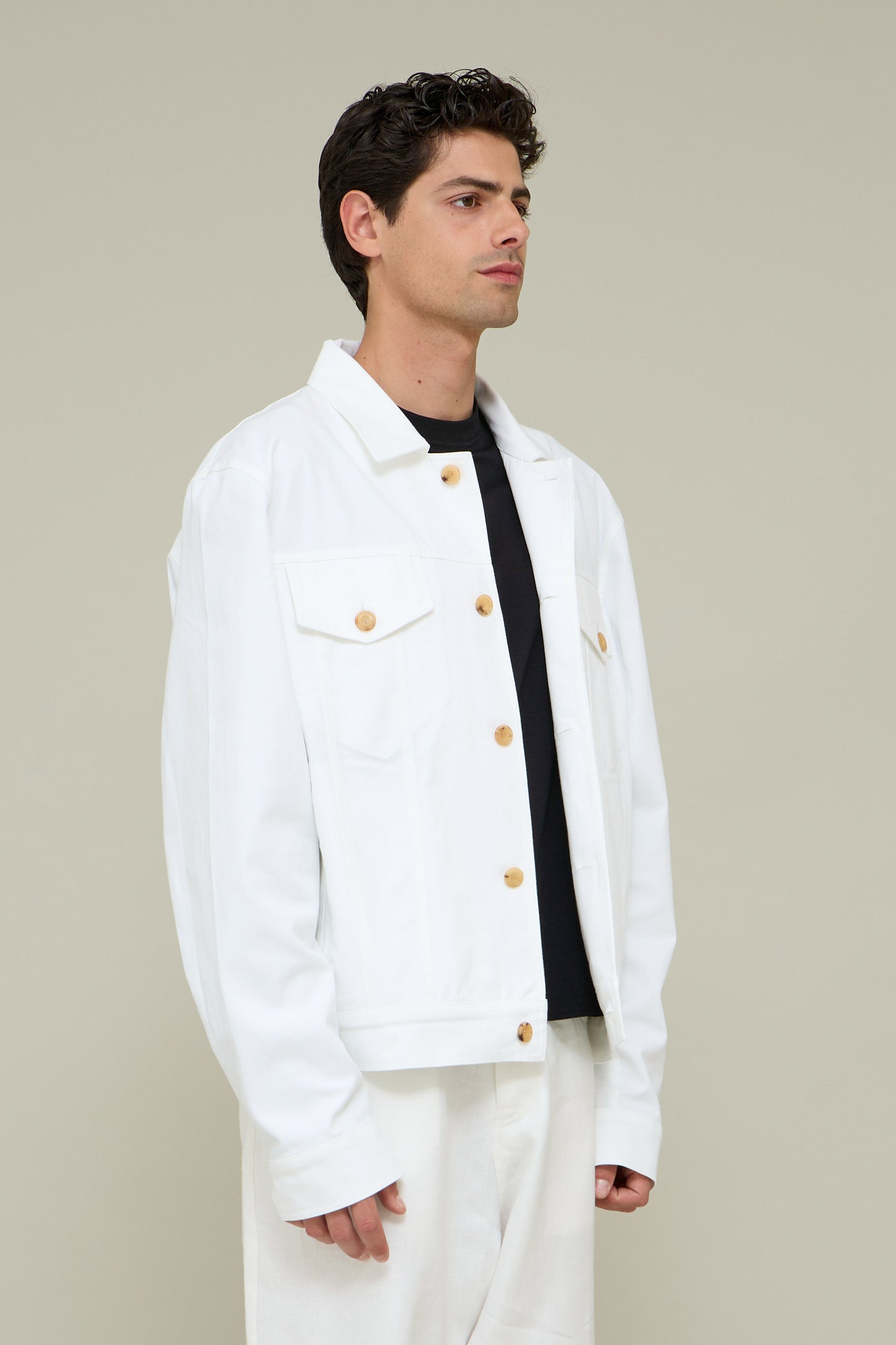 Cashmere Denim Jacket