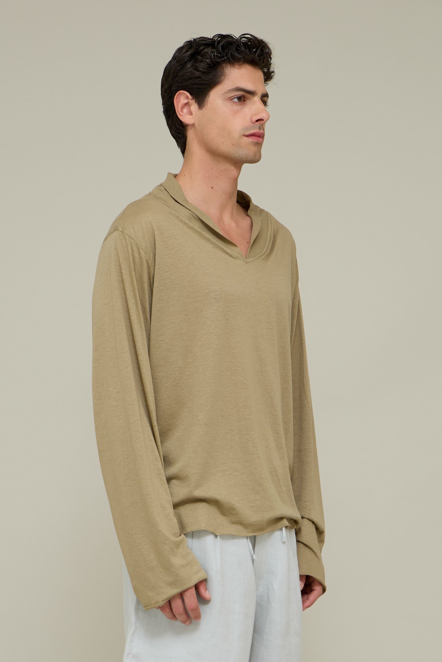 Scialle Silk Longsleeve - Grano Chiaro