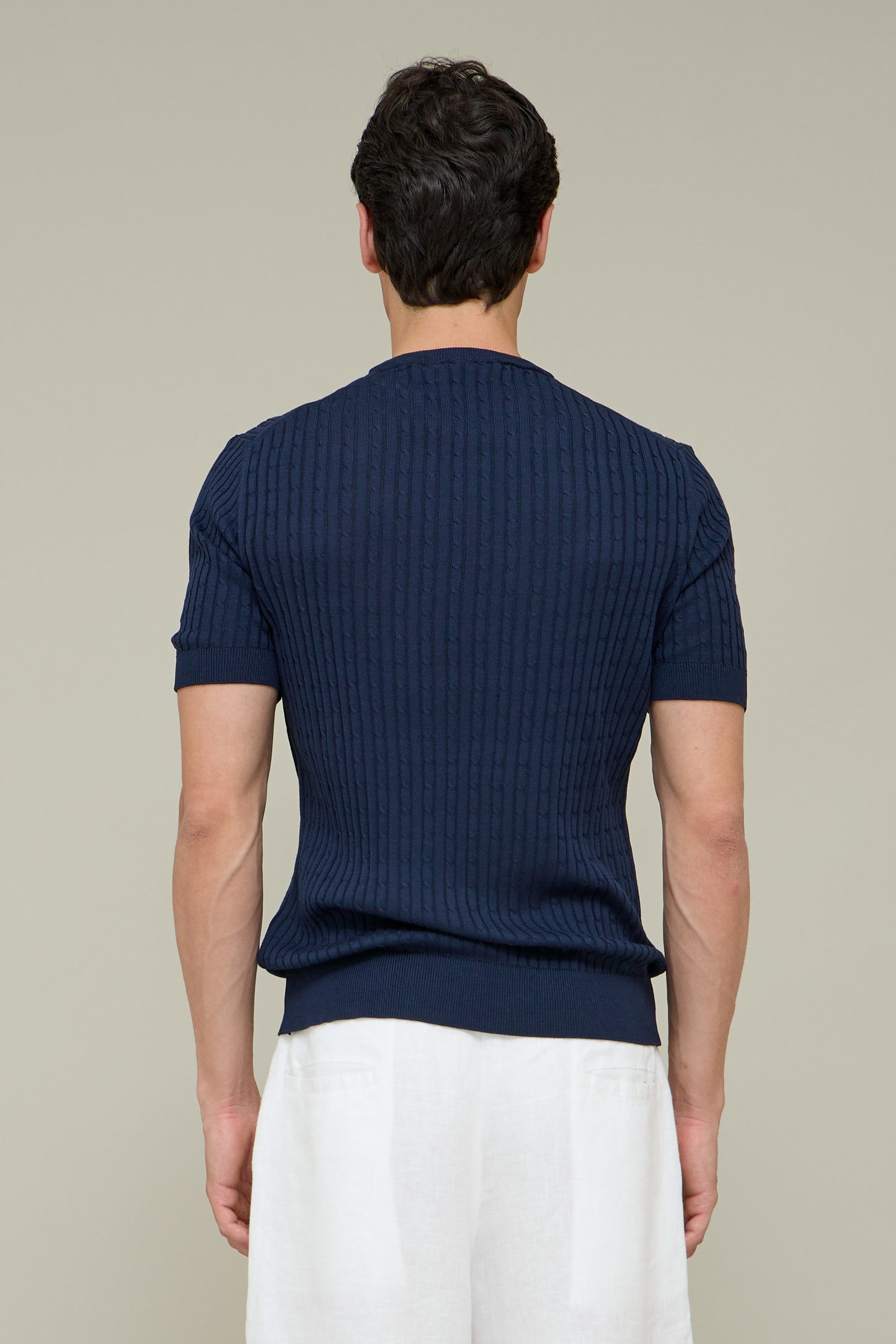 La Treccia Tee - Blue Navy