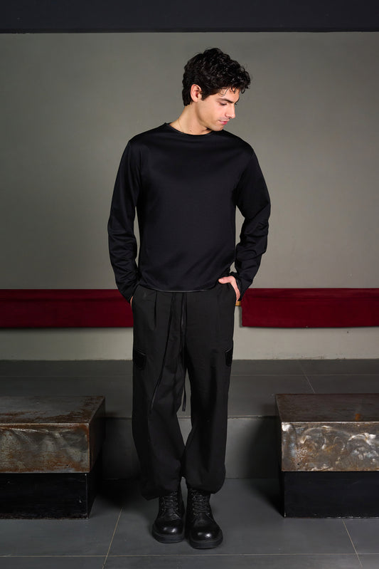 Black Silk Longsleeve
