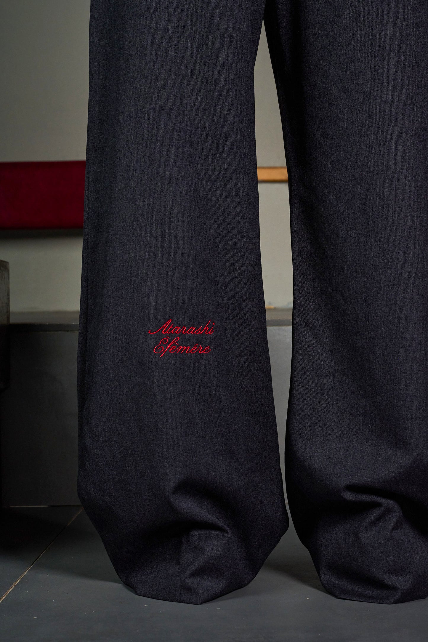 Grey Wide Trousers