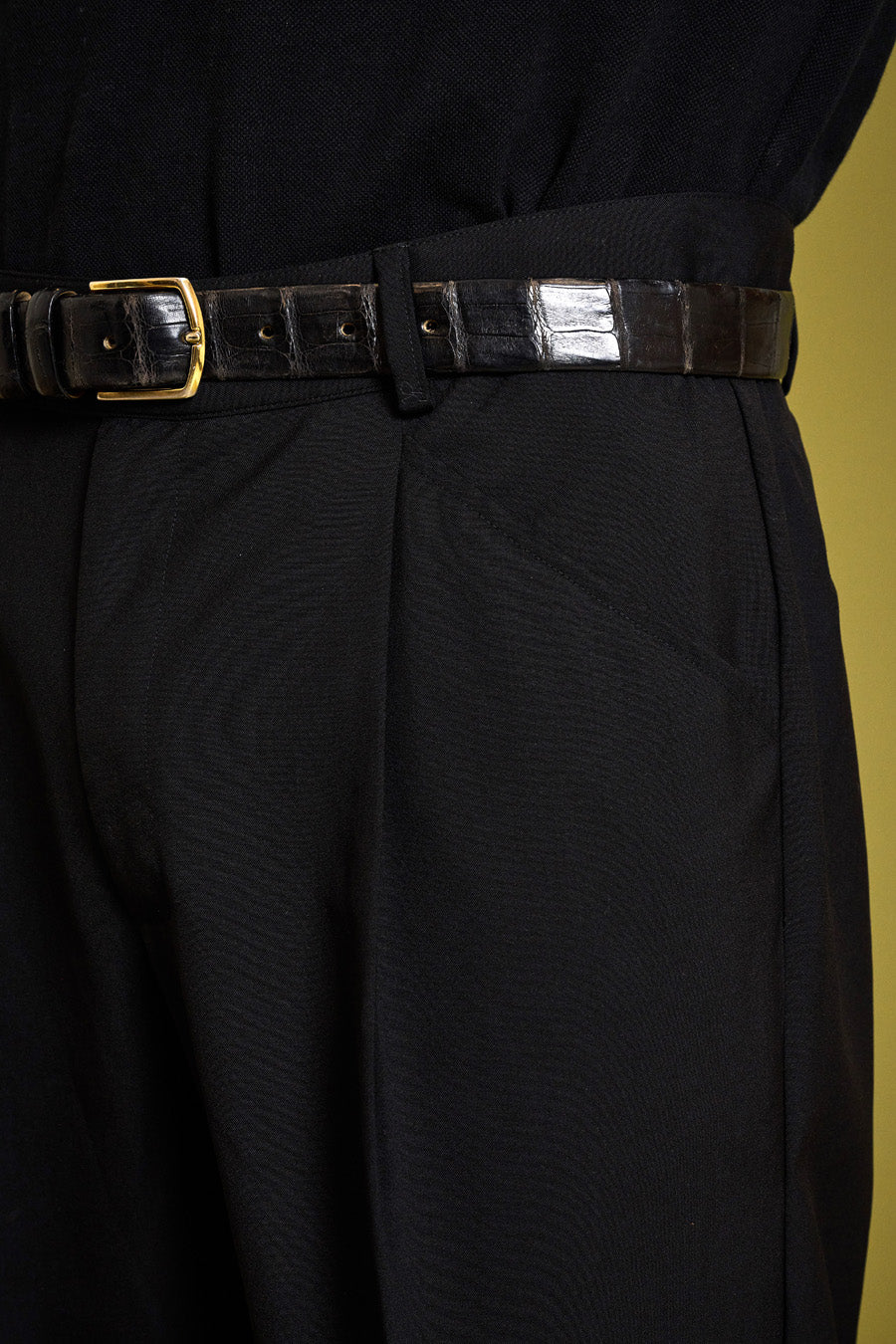 Black Bootcut Trousers