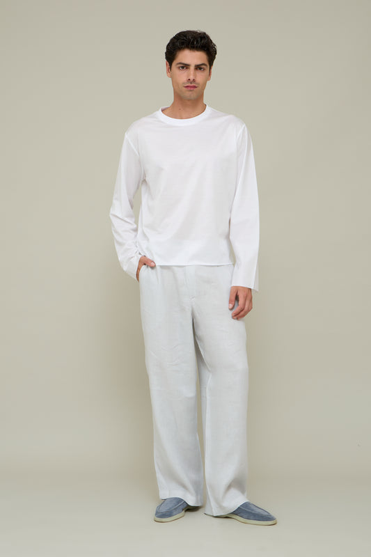Essential Longsleeve - Perfect White