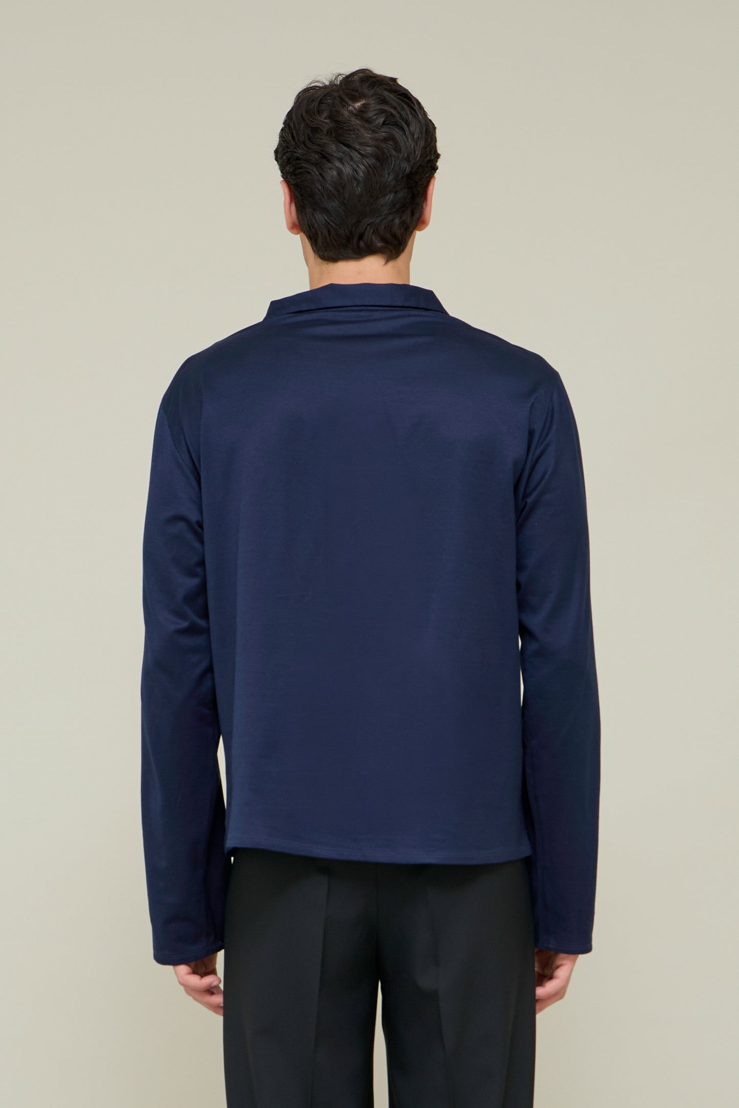 Soffio Polo Longsleeve - Navy blue
