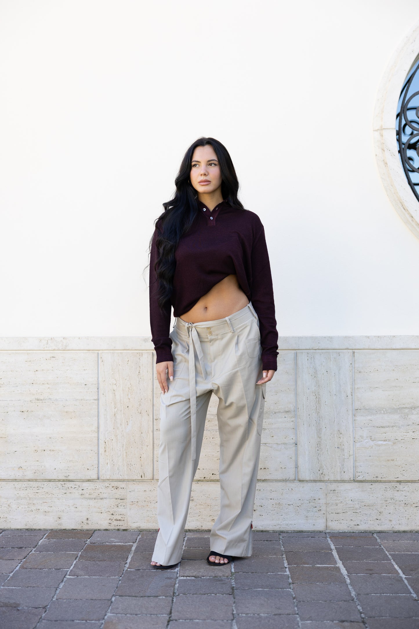FORMAL CARGO TROUSERS LIGHT SAND