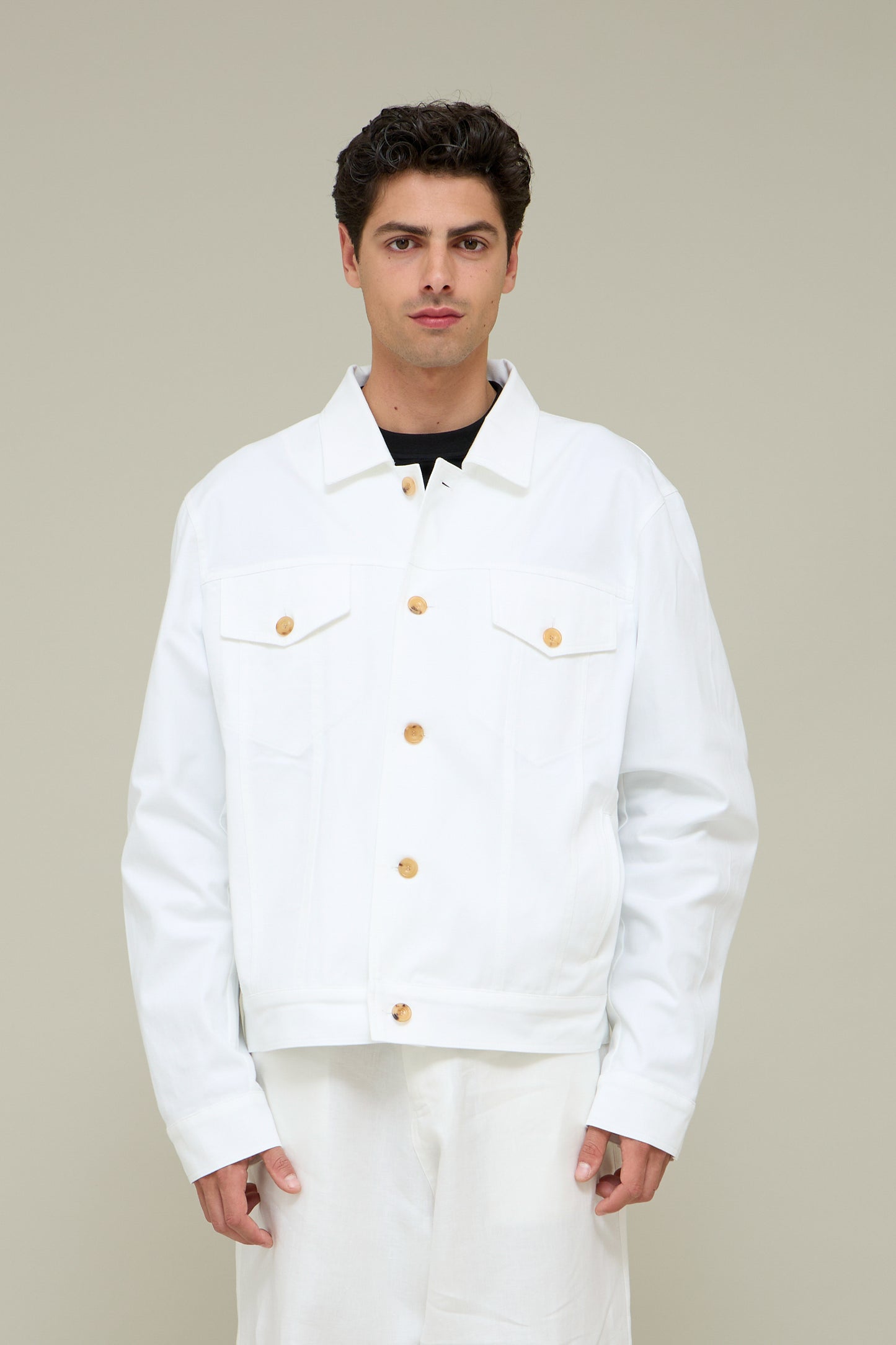 Cashmere Denim Jacket