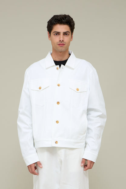 Cashmere Denim Jacket