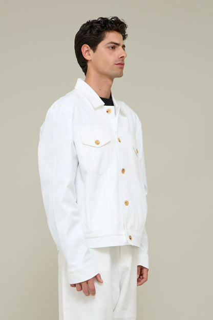 Cashmere Denim Jacket
