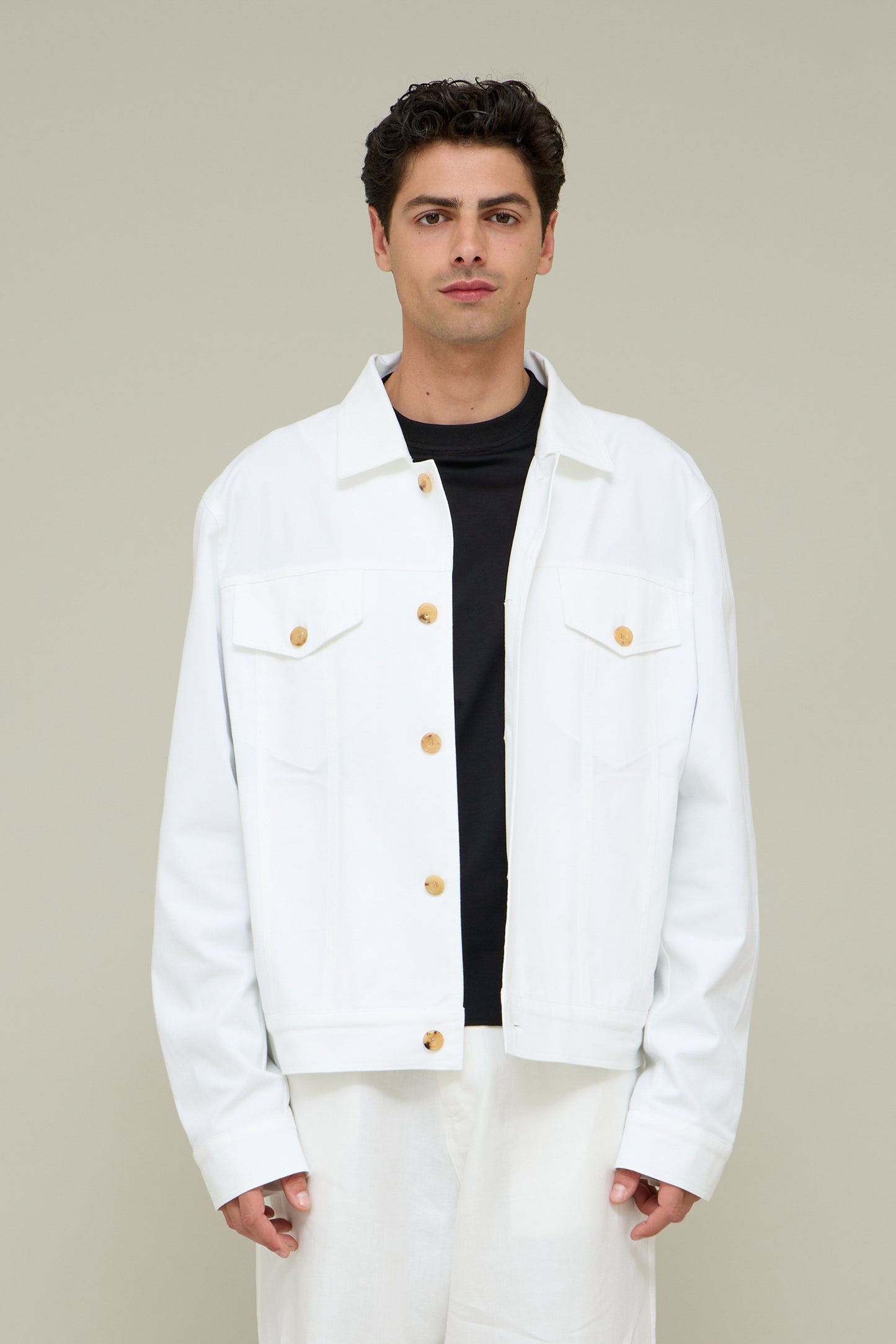 Cashmere Denim Jacket