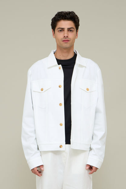 Cashmere Denim Jacket