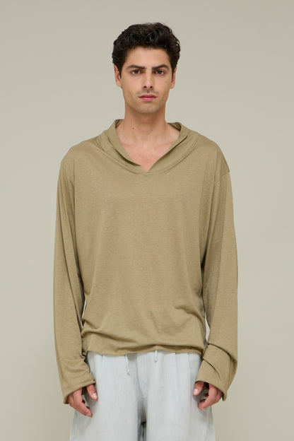 Scialle Silk Longsleeve - Grano Chiaro