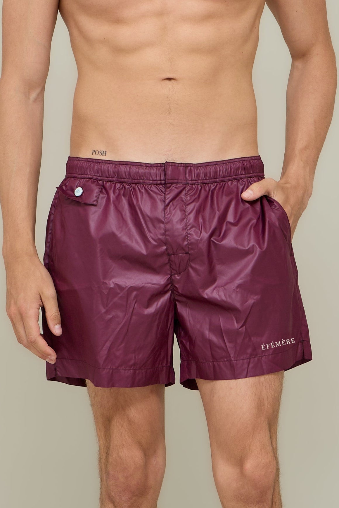 Light Swimsuit - Bordeaux