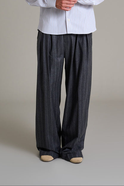 The Signature Pinstripe Trousers