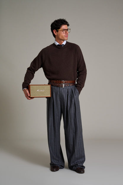 The Signature Pinstripe Trousers