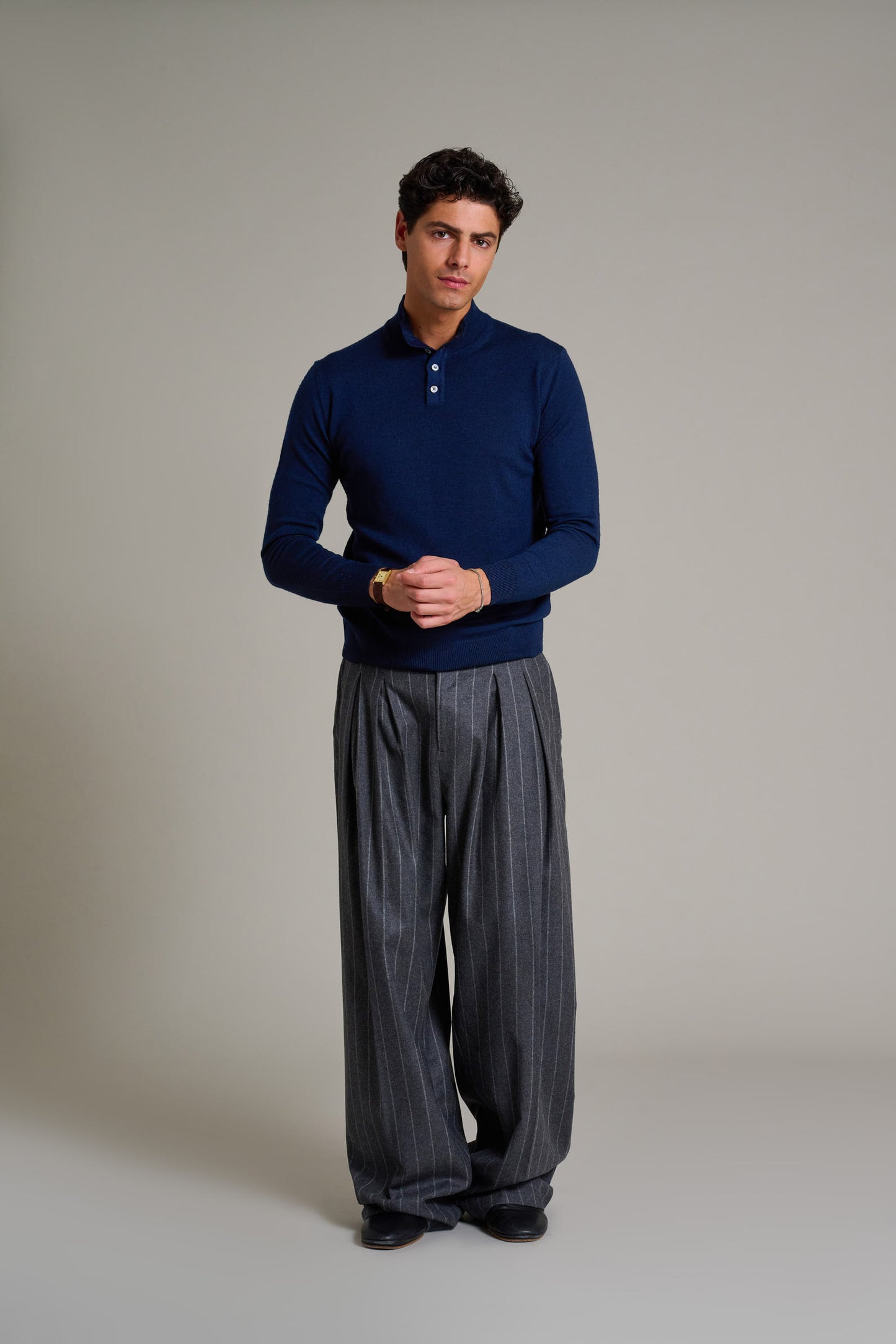 The Signature Pinstripe Trousers
