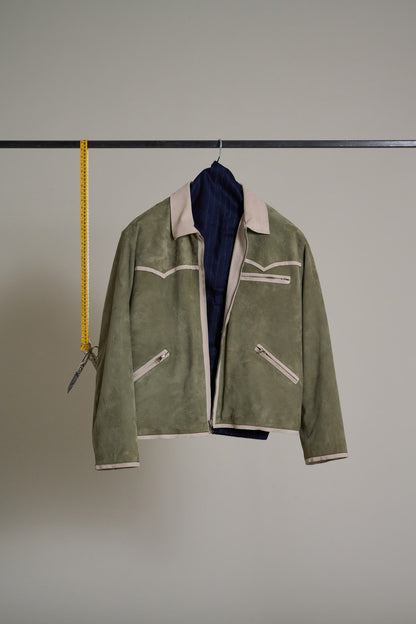 The Salvia Suede Jacket