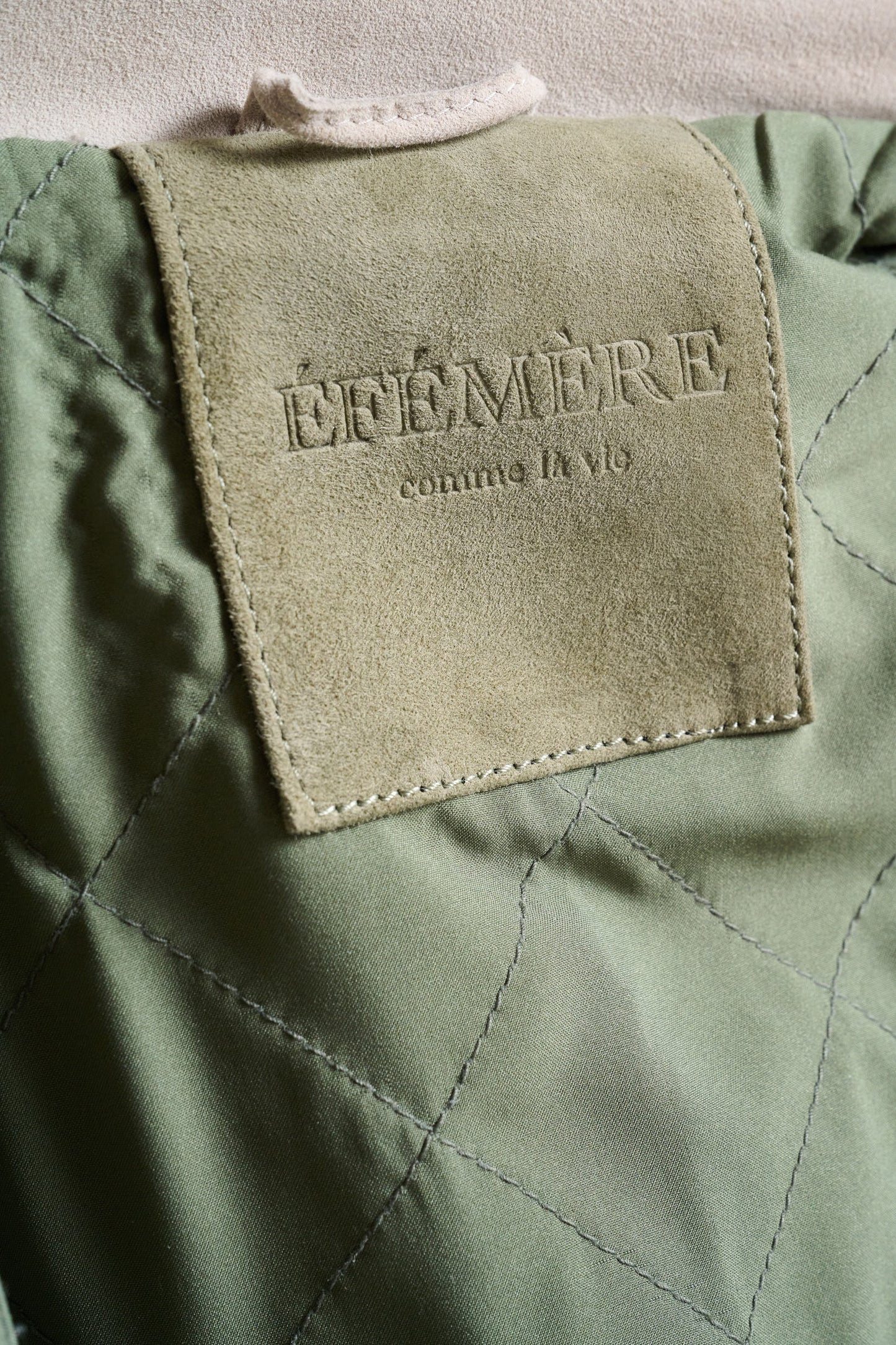 The Salvia Suede Jacket