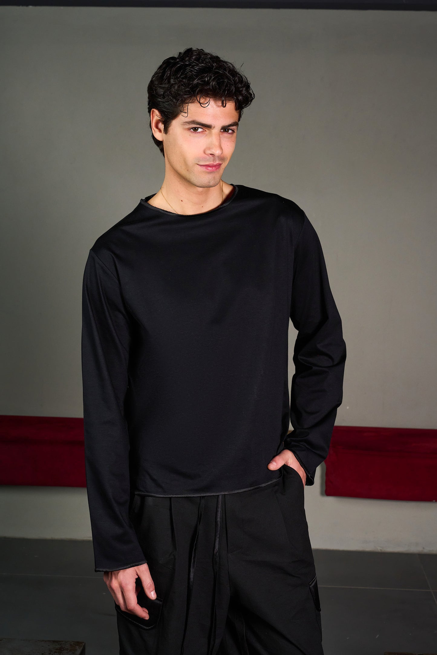 Black Silk Longsleeve