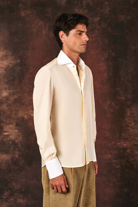 Vintage Contrast Shirt – Butter