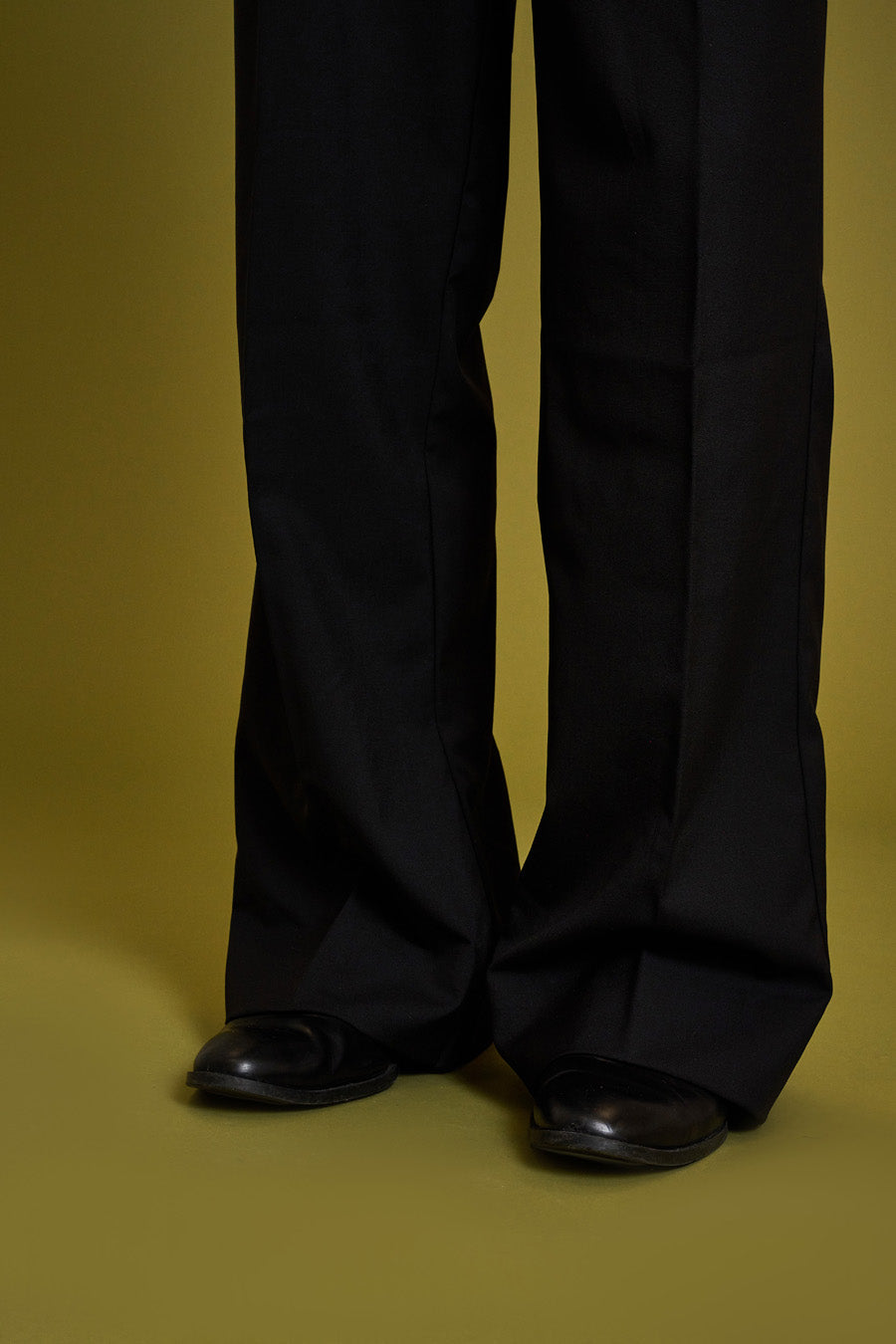 Black Bootcut Trousers