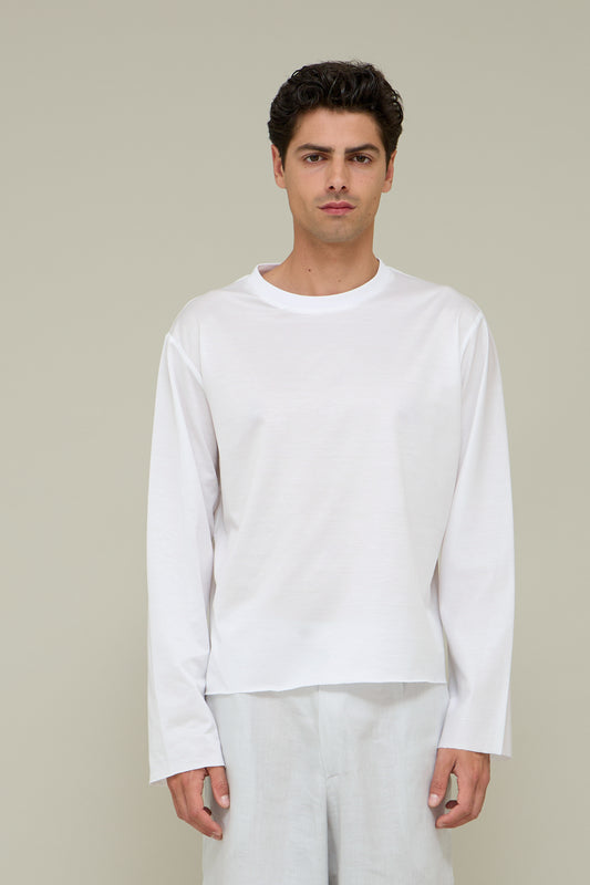 Essential Longsleeve - Perfect White