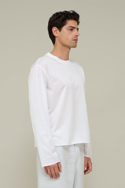 Essential Longsleeve - Perfect White
