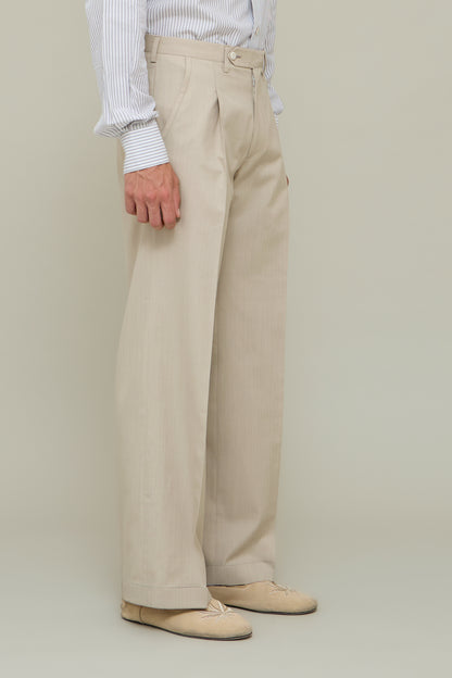 Classico Trousers - Sand Beige