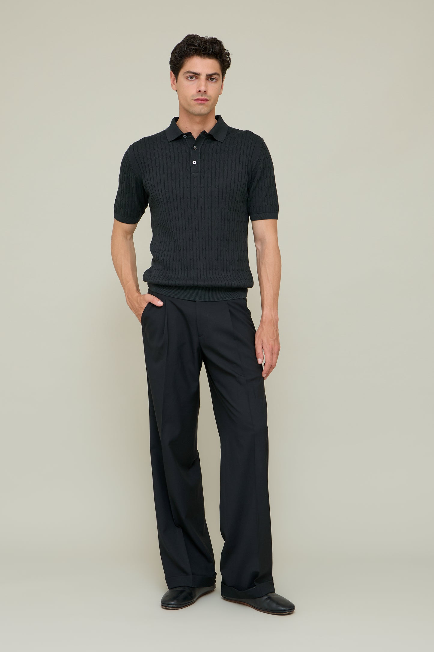 La Treccia Polo - Chic Black