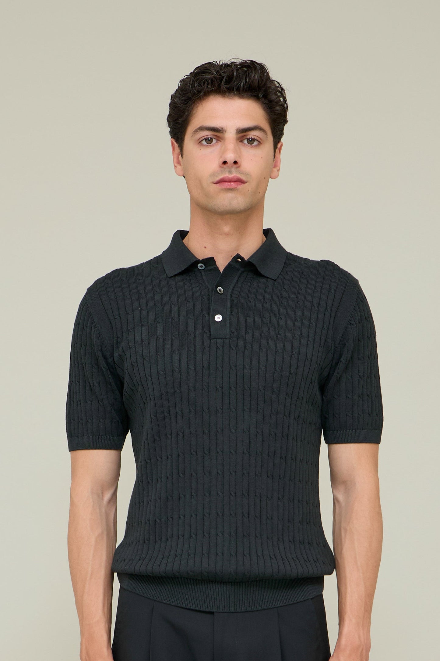 La Treccia Polo - Chic Black