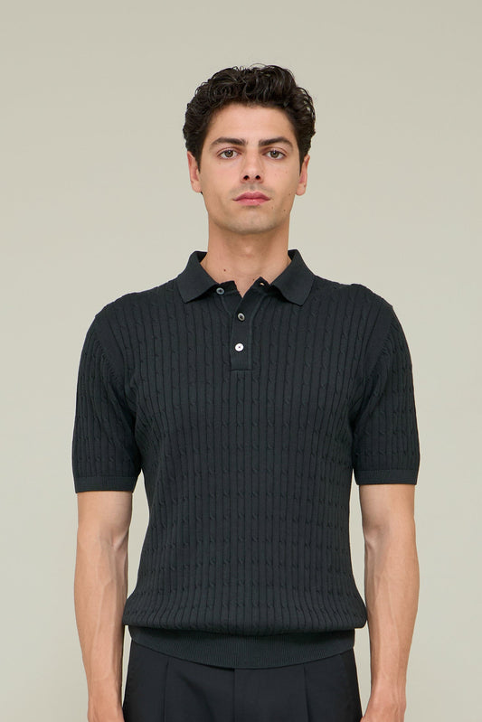 La Treccia Polo - Chic Black