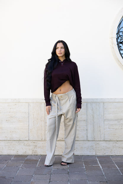 FORMAL CARGO TROUSERS LIGHT SAND